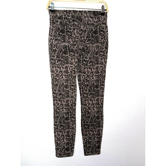 NWT Spanx Taupe Snakeskin Print Ankle Jean-Ish Leggings Size S - Picture 2 of 10